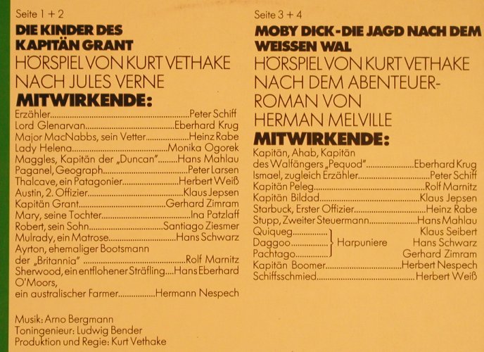 Die Kinder des Kapitän Grant: Moby Dick, Foc, Fass(6641 473), D, 1976 - 2LP - X1494 - 5,00 Euro
