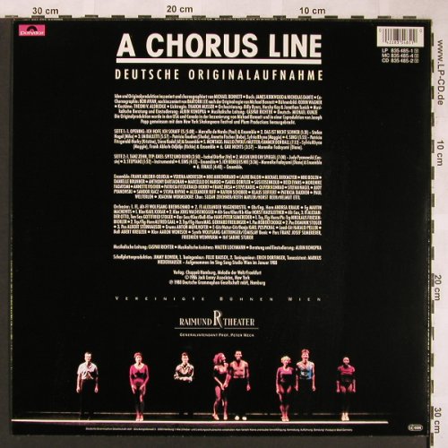 A Chorus Line: Deutsche Originalaufnahme, Polydor(835 485), D, 1988 - LP - X1575 - 5,50 Euro