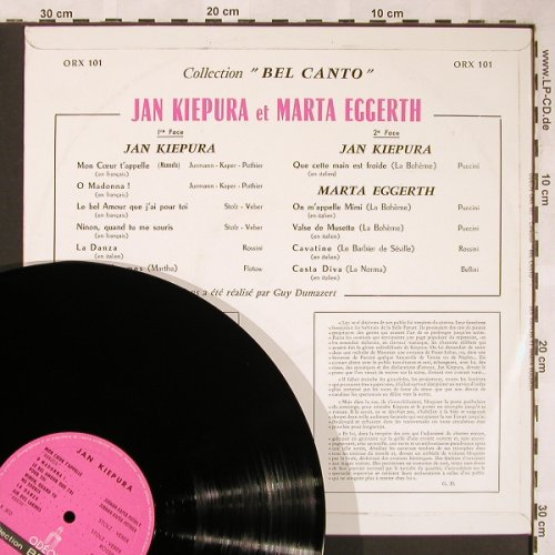 Eggerth,Marta & Jan Kiepura: Collection "Bel Canto", vg+/m-, Odeon(ORX 101), F,  - LP - X1579 - 5,00 Euro