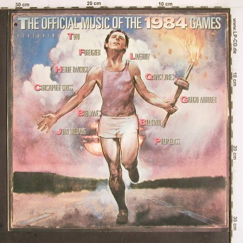 V.A.Official Music Of 1984 Games: Toto, Moroder,Philip Glass...12 Tr., CBS(CBS 26048), NL, co, 1984 - LP - X1636 - 2,00 Euro