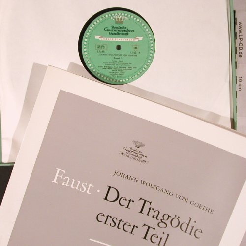 Faust - Goethe: Der Tragödie erster Teil, Box, D.Gr.(43021/3), D, Mono,  - 3LP - X1900 - 9,00 Euro