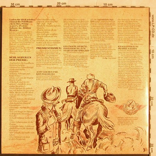 Prairie Saloon - Western Musical:  v. Heinz Wunderlich/Lotar Olias, Esplanade(1006), D, Foc,  - LP - X259 - 7,50 Euro