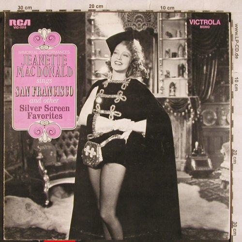 Mac Donald,Jeanette: San Francisco and other ..., m-/vg+, RCA Victrola(VIC-1515), UK - Mono, 1970 - LP - X280 - 5,00 Euro