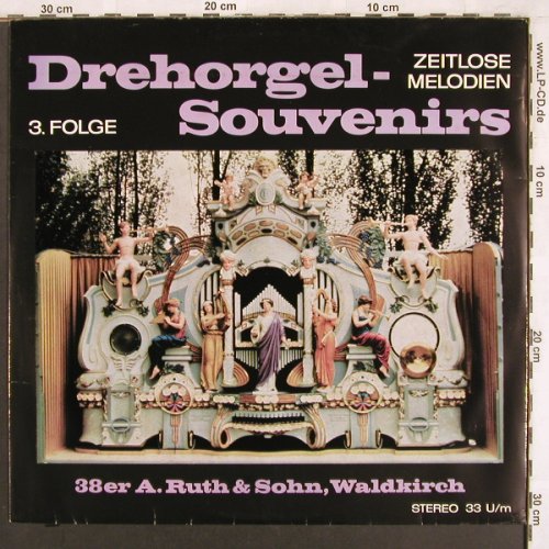 Drehorgel-Souveniers 3.Folge: 38er A.Ruth & Sohn, Waldkirch, Curt Baum,Mono(BAU 105), D,vg+/m-,  - LP - X3729 - 5,00 Euro