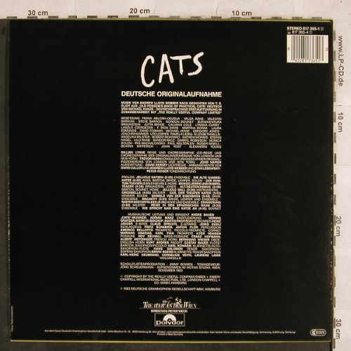 Cats: Deutsche Originalaufnahme, Polydor(817 365-1), D, 1983 - LP - X374 - 4,00 Euro