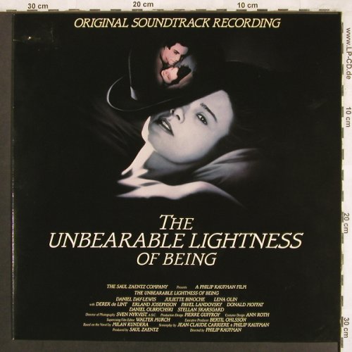 Unbearable Lightnes of Being: OST, m-/vg+, Metronome(835 918-1), D, 1988 - LP - X3787 - 7,50 Euro