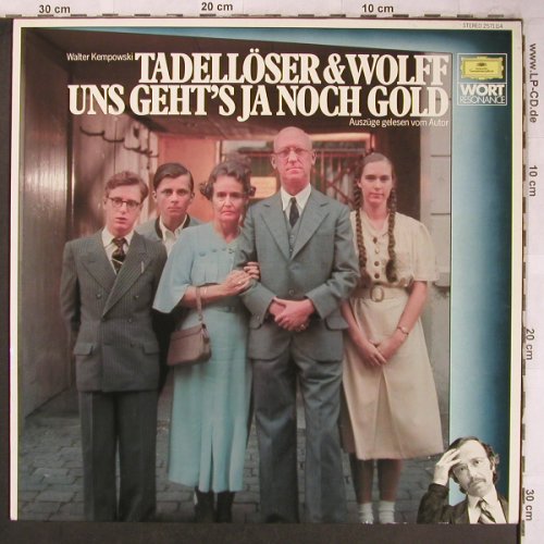Tadellöser&Wolff: Uns geht's ja noch Gold,W.Kempowski, Deutsche Gramophon(2571 114), D, 1970 - LP - X4874 - 9,00 Euro