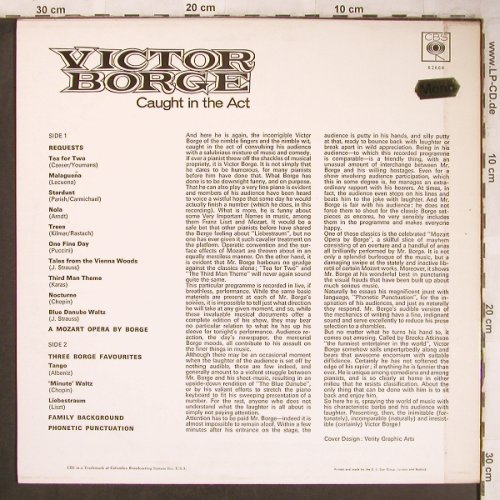 Borge,Victor: Caught In The Act, CBS(CBS 62666), UK, Mono, 1966 - LP - X4967 - 6,00 Euro