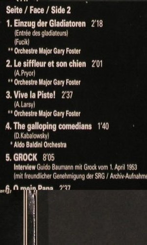 V.ACircus Circo Cirque: Aldo Baldini Orch...Rudi Bohn, Gold Records(11 125), D,Booklet, 1980 - LP - X5042 - 7,50 Euro