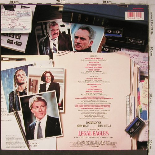 Legal Eagles: Music from, by Elmer Bernstein, MCA(MCA-6172), US, 1986 - LP - X5344 - 6,00 Euro