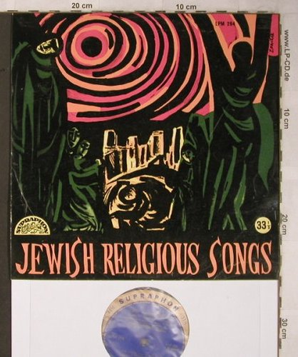 V.A.Jewish Religious Songs: Kol Nidré, JehiRocoun, Cur Jisroel., Supraphon(LPM 294), CZ, vg+/m-,  - 10inch - X5395 - 9,00 Euro