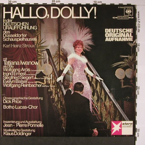 Hallo,Dolly!: Deutsche Orign.Aufnahme, CBS Stern Musik(S 70031), D,  - LP - X5804 - 14,00 Euro