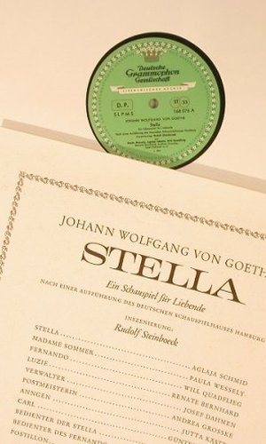Stella - J.W.von Goethe: Ein Schauspiel für Liebende, Box, D.Gr.(168 076/77), D, R Stamp, 1966 - 2LP - X5854 - 24,00 Euro
