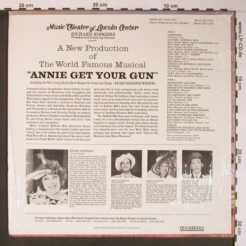 Annie Get Your Gun: Ethel Merman, orignal cast, RCA(LSO-1124), US,  - LP - X5956 - 9,00 Euro
