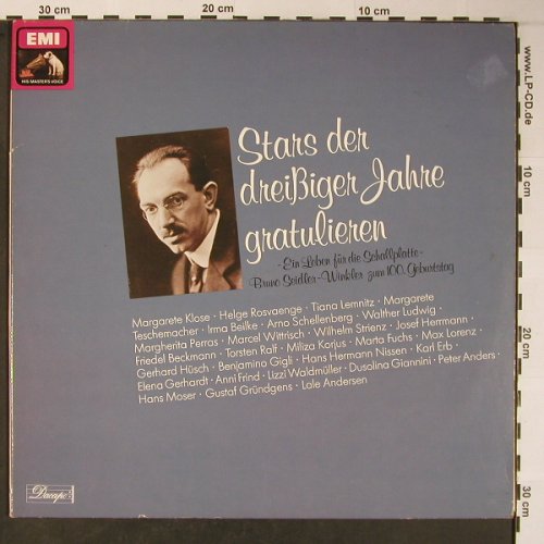 V.A.Stars d.dreißiger J.gratulieren: Ein Leben f.d.Schallplatte,Foc, EMI(137-46 347/48), D,  - 2LP - X6009 - 7,50 Euro