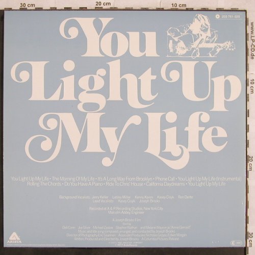 You Light Up my Life: Orig.Soundtrack-Stern meines Lebens, Arista(203 761-320), D, 1977 - LP - X604 - 5,50 Euro