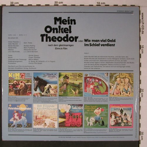 Mein Onkel Theodor: Wie man viel Geld i.Schlaf verdient, Ariola (89 647 HW), D, 1979 Typ: LP Best.-Nr.: X6256 Preis: 9,00 Euro
