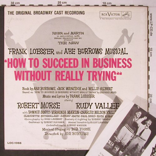 How To Succeed In Business Without: Really Trying, vg-/vg+, RCA Victor(LOC-1066), US, 1963 - LP - X6270 - 7,50 Euro