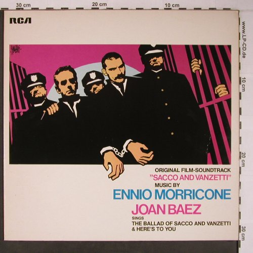 Sacco & Vanzetti: Ennio Morricone/Joan Baez(1972), RCA(NL70231), D, 1981 - LP - X6583 - 7,50 Euro