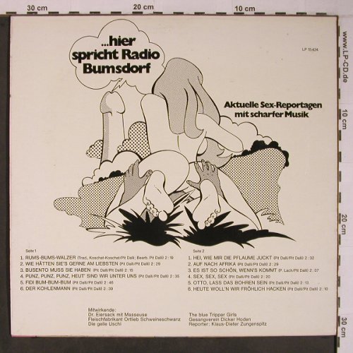 V.A.Hier spricht Radio Bumsdorf: Aktuelle Sex Reportagen..., Metronome(MLP 15.424), D, 1972 - LP - X6703 - 9,00 Euro