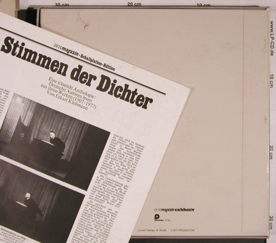 Stimmen der Dichter: Autoren Lesen (1907-1977) Box, Zeit Magazin exklusiv(S 102), D, m-/vg+,  - 10LP - X6859 - 120,00 Euro