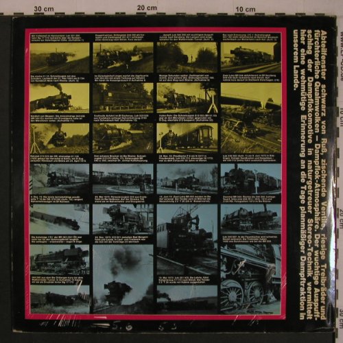 Sounds vom Schienenstrang: Die Dampflok in Ton und Bild,Bookl., Motor Buch Verlag(4001), D, m-/VG-,  - LP - X6966 - 7,50 Euro