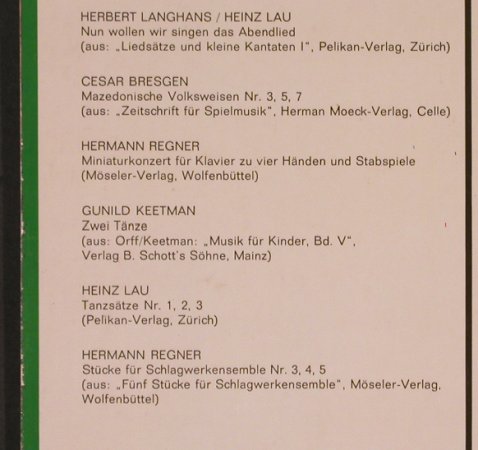 V.A.Die Orff-Instrumente: Einführung in das Orff-Instrument., Pelca(PSRP 40 540), D,Booklet,  - LP - X6992 - 12,50 Euro