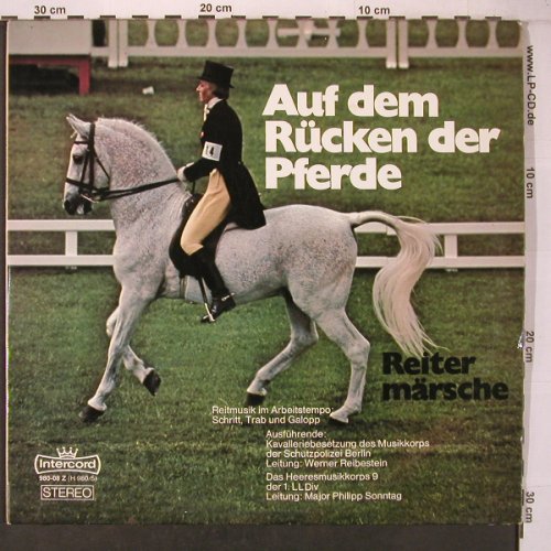 Auf dem Rücken der Pferde: Reiter Märsche, Foc, Intercord(980-08 Z-H-9805), D,  - 2LP - X7015 - 9,50 Euro