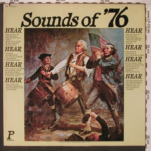 Sound of '76: Hear the battle of..spoken in engl., Pickwick, m-/vg+(SPC-3576), US, co, 1975 - LP - X7456 - 5,00 Euro