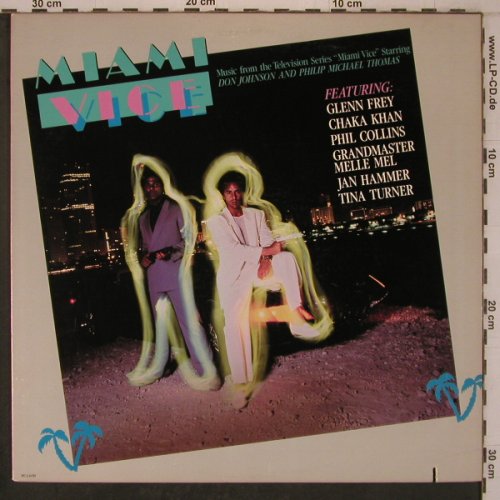 Miami Vice: Original Soundtrack,11 Tr., MCA (MCA-6150), US, co, 1985 Typ: LP Best.-Nr.: X7818 Preis: 5,00 Euro