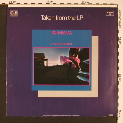Panaramna: In This World (Tatort)*2+1, Teldec(6.20310 AE), D,  - 12inch - X8407 - 4,00 Euro