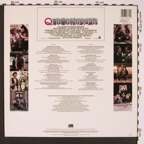 Quicksilver: Orig.Soundtrack, R.Daltey..T.Banks, Atlantic(781 631-1), D, 1986 - LP - X8507 - 6,00 Euro