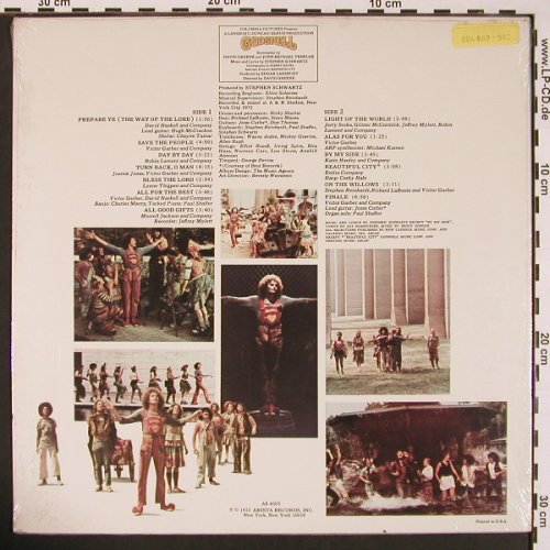 Godspell: Original Soundtrack, FS-New, Arista(AB 4005), US, 1973 - LP - X8560 - 9,00 Euro