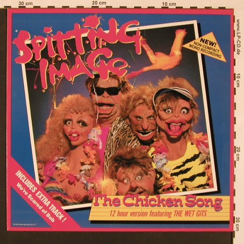 Spitting Image: Chicken Song+2, Virgin(608 282-213), D, +Facts, 1986 - 12inch - X8689 - 4,00 Euro