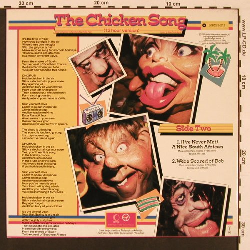 Spitting Image: Chicken Song+2, Virgin(608 282-213), D, +Facts, 1986 - 12inch - X8689 - 4,00 Euro