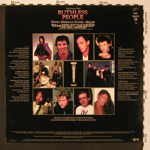 Ruthless People: Original Soundtrack, Epic(EPC 70299), NL, 1986 - LP - X8787 - 5,00 Euro