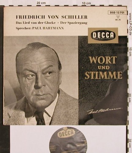 von Schiller,Friedrich: Das Lied von der Glocke/Spaziergang, Decca(DSD 13 701), D,VG+/VG+,  - 10inch - X885 - 4,00 Euro