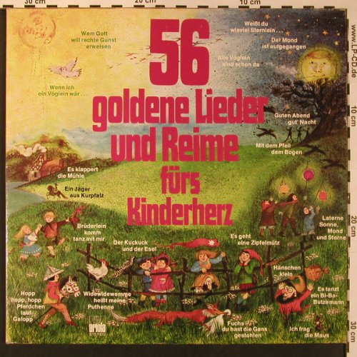 V.A.56 goldene Lieder u.Reime: fürs Kinderherz, Foc, Ariola(27613 XLU), D, 1978 - 2LP - X8963 - 7,50 Euro
