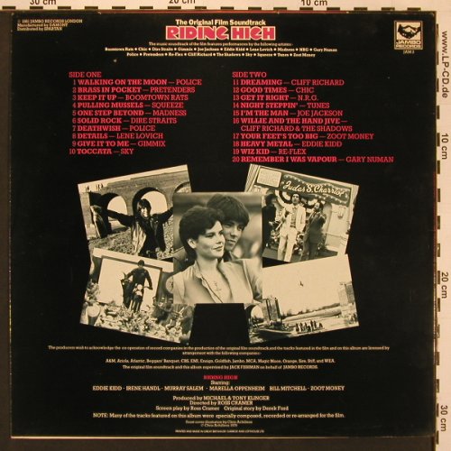 Riding High: Original Soundtrack, Arrival Records / Jambo(JAM 2), UK, 1979 - LP - X9014 - 7,50 Euro