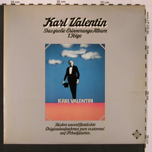 Valentin,Karl: Das Gr.Erinnerungs-Album 1.Folge, Telefunken, m-/vg+(TS 3140/1-2), D Foc,  - 2LP - X9084 - 7,50 Euro