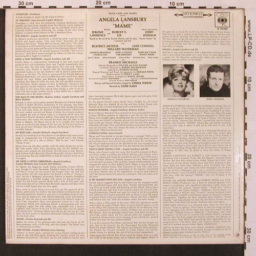Mame: Angela Lansbury, Musical, CBS (S 70 032), D Typ: LP Best.-Nr.: X9145 Preis: 9,00 Euro