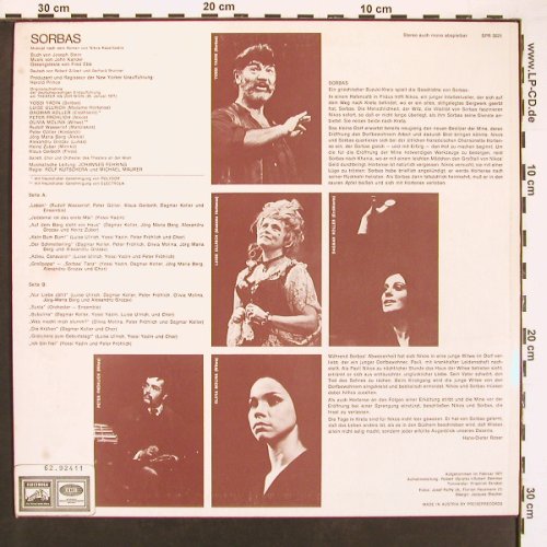 Sorbas - Yossi Yadin in: Originalaufn...Theater an der Wien, Preiser(SPR 3221), D, m-/vg+,  - LP - X9218 - 7,50 Euro
