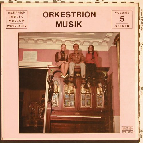 V.A.Mekanisk Musik Museum Vol.5: Copenhagen,Orkestrion. Seeburg H..., Concert Records(CR-M135), US,  - LP - X9378 - 7,50 Euro