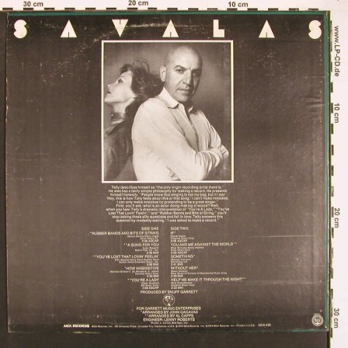 Savalas,Telly: Telly, MCA(436), US, 1974 - LP - X9399 - 6,00 Euro