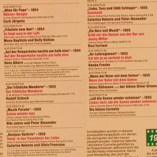 V.A.Kino-Schlager-Schöne Stunden: 1954-1956, Lys Assia... C.Valente, Polydor(819 716), D,  - LP - X9424 - 6,00 Euro