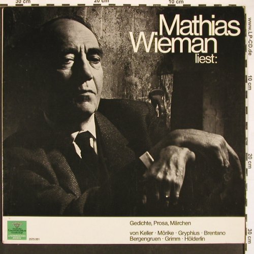 Wieman,Mathias: Liest Gedichte, Prosa Märchen, Deutsche Gramophon(2575 001), D, Mono, 1968 - LP - X9489 - 9,00 Euro