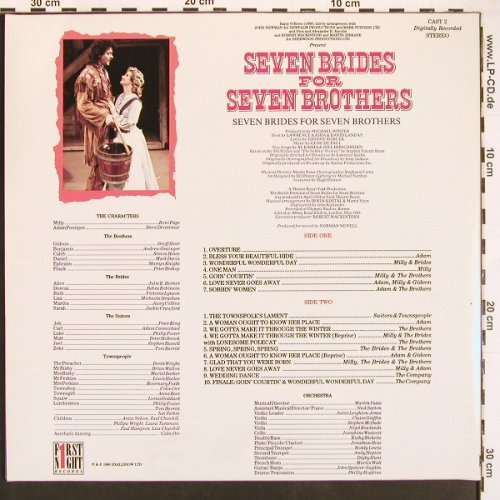 Seven Brides For Seven Brothers: Original London Cast, Foc, 1st Night(CAST 2), UK, 1986 - LP - X9492 - 7,50 Euro