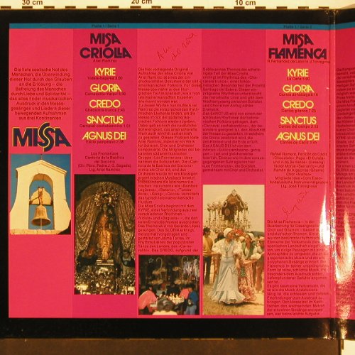 V.A.Missa - Criolla, Flamenca, Luba: Messe des Savannes, Foc, Philips(6641 069), D,  - 2LP - X9498 - 9,00 Euro