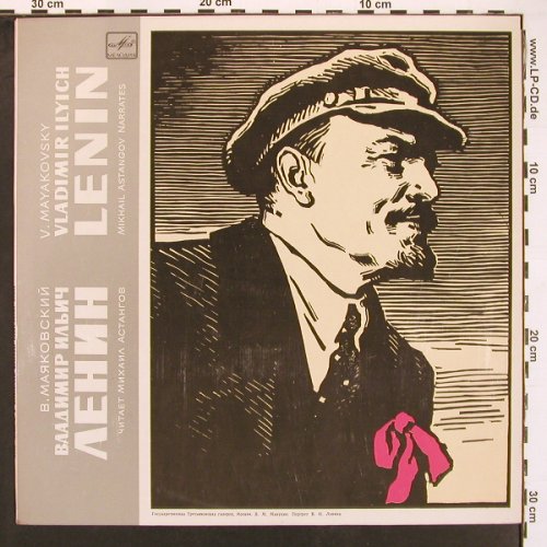 Vladimir Ilyich Lenin: Mikhail Astangov Narrates '62, Melodia (010645-46), UDSSR, 1976 Typ: LP Best.-Nr.: X9530 Preis: 9,00 Euro