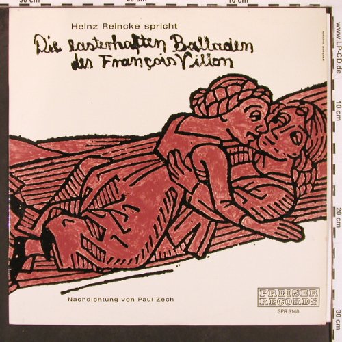 Reincke,Heinz: Die lasterhaften Balladen d.Villon, Preiser(SPR 3148), A,  - LP - X9542 - 7,50 Euro